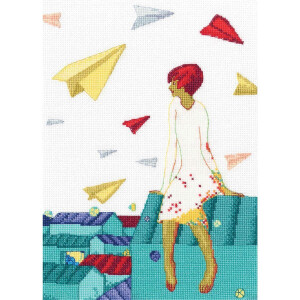 RTO counted Cross Stitch Kit "Rhymes flying in the...