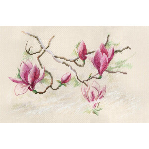 RTO Set punto croce "Fiori di magnolia" m732,...