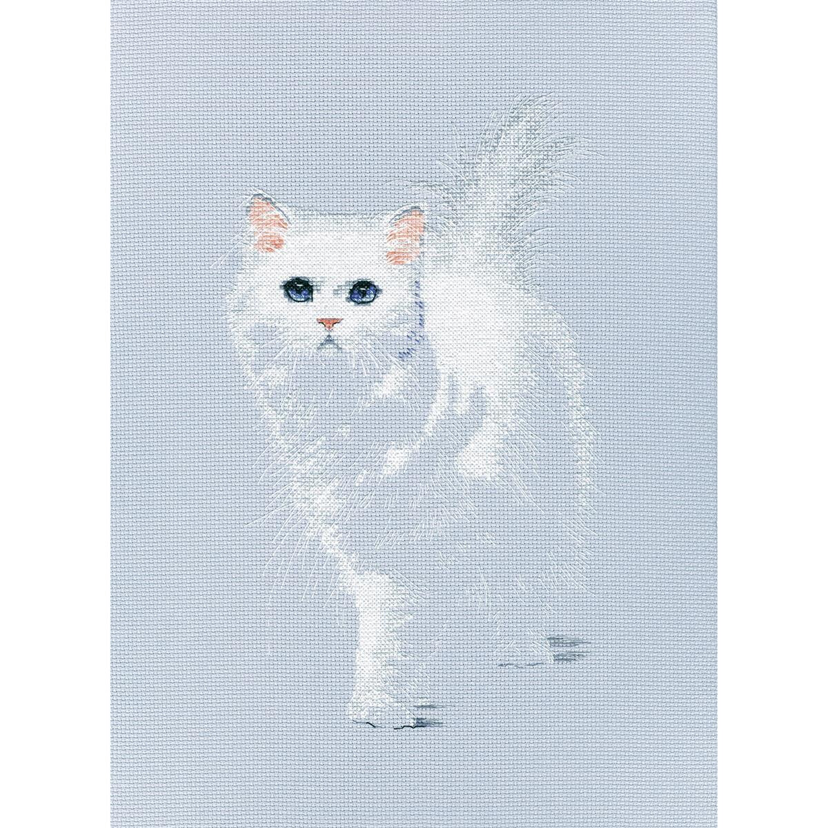 rto kruissteek set "White cat" m780,...