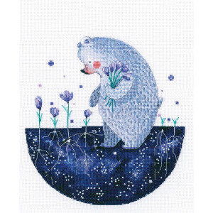 RTO counted Cross Stitch Kit "Flower starfall of the...