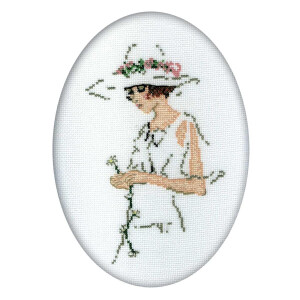 RTO counted Cross Stitch Kit "Lady in White"...
