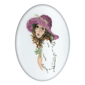 RTO counted Cross Stitch Kit "Lady with the...