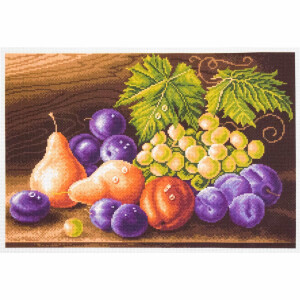 CdA Cross Stitch stamped Aida "Fruits" PA1414,...