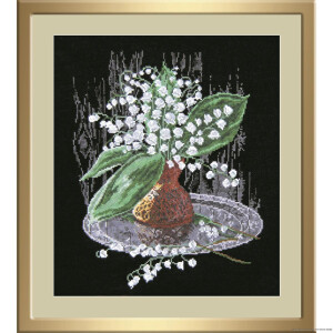 Oven counted cross stitch kit "Wood-lily",...