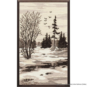 Oven counted cross stitch kit "Spring Triptych...