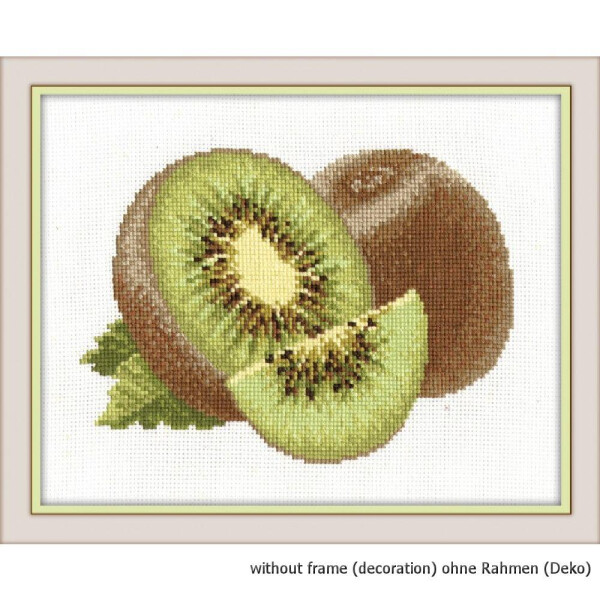 Oven counted cross stitch kit "Mixed fruits ", 14x20cm, DIY