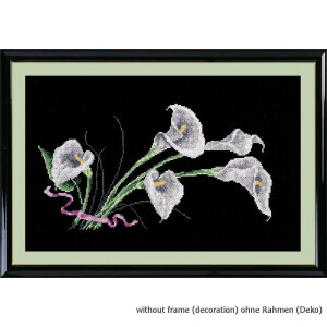 Oven counted cross stitch kit "Calla lilies on...