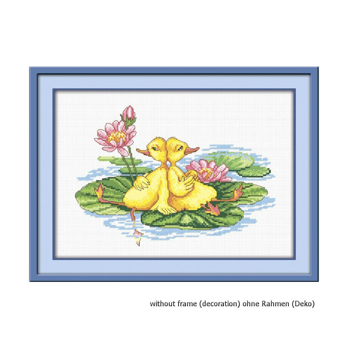 Oven counted cross stitch kit "Ducklings on the...