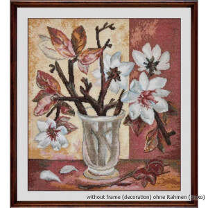 Oven counted cross stitch kit "Magnolias",...