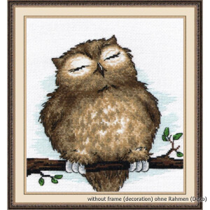 Oven counted cross stitch kit "Owl dream",...