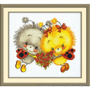 Oven counted cross stitch kit "Lady beetles",...