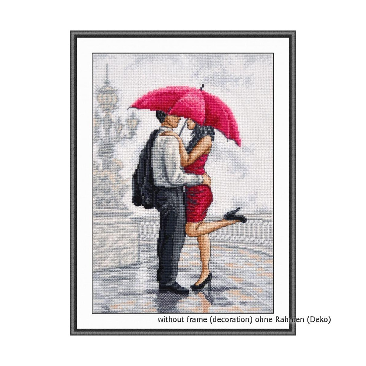 Oven counted cross stitch kit "In rain",...