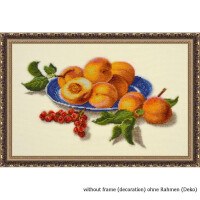 Oven counted cross stitch kit "Taste of summer", 20x33cm, DIY