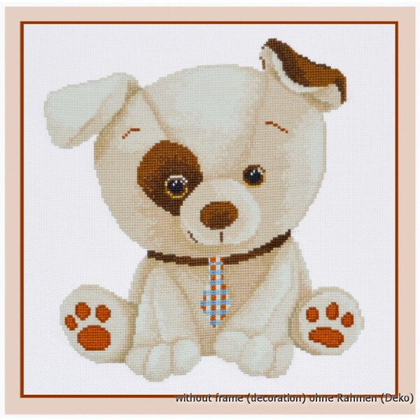 Oven counted cross stitch kit "Friend", 25x23cm, DIY