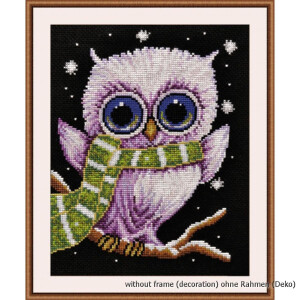 Oven counted cross stitch kit "Owl with scarf",...