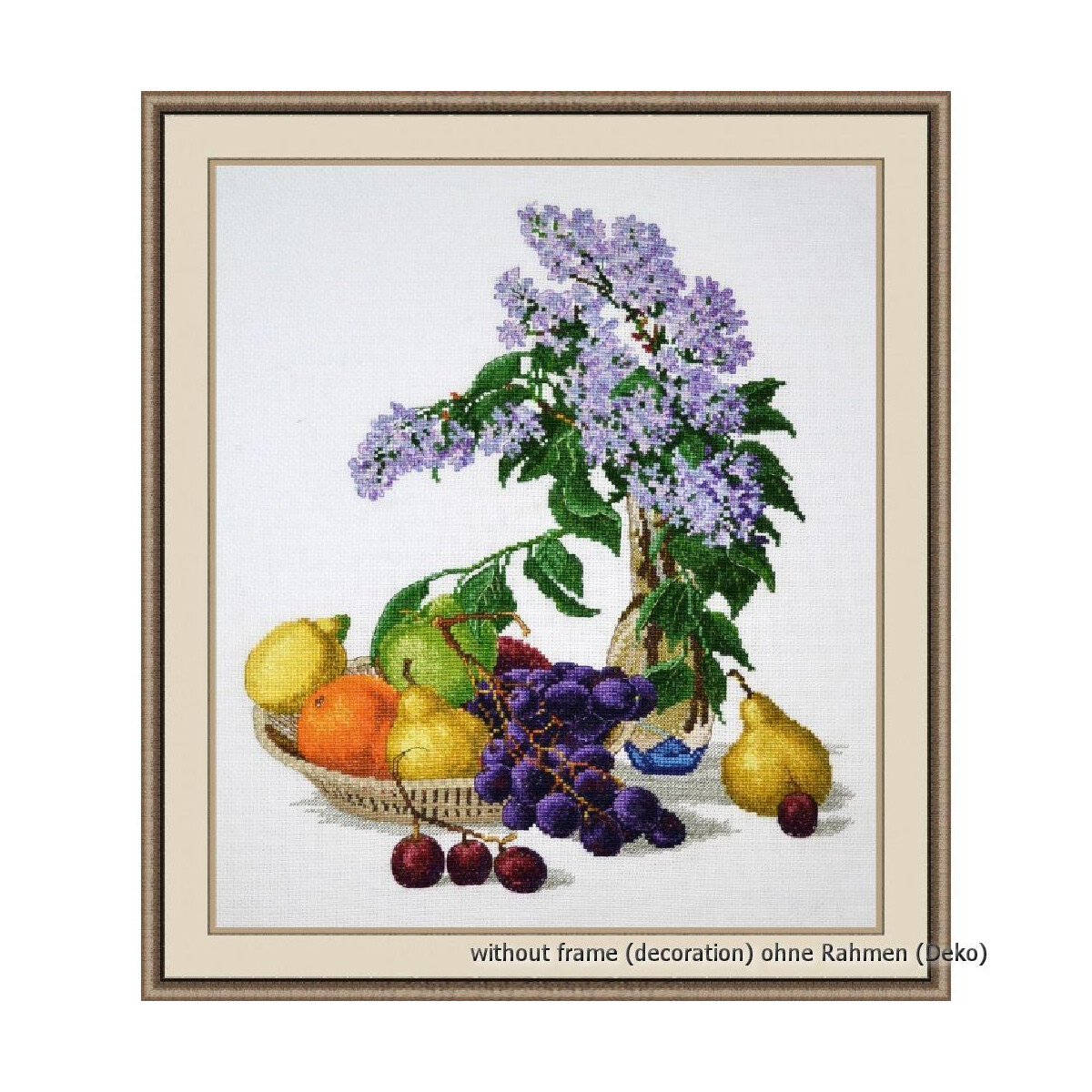 Oven counted cross stitch kit "Lilac and...