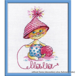 Oven counted cross stitch kit "The first word",...