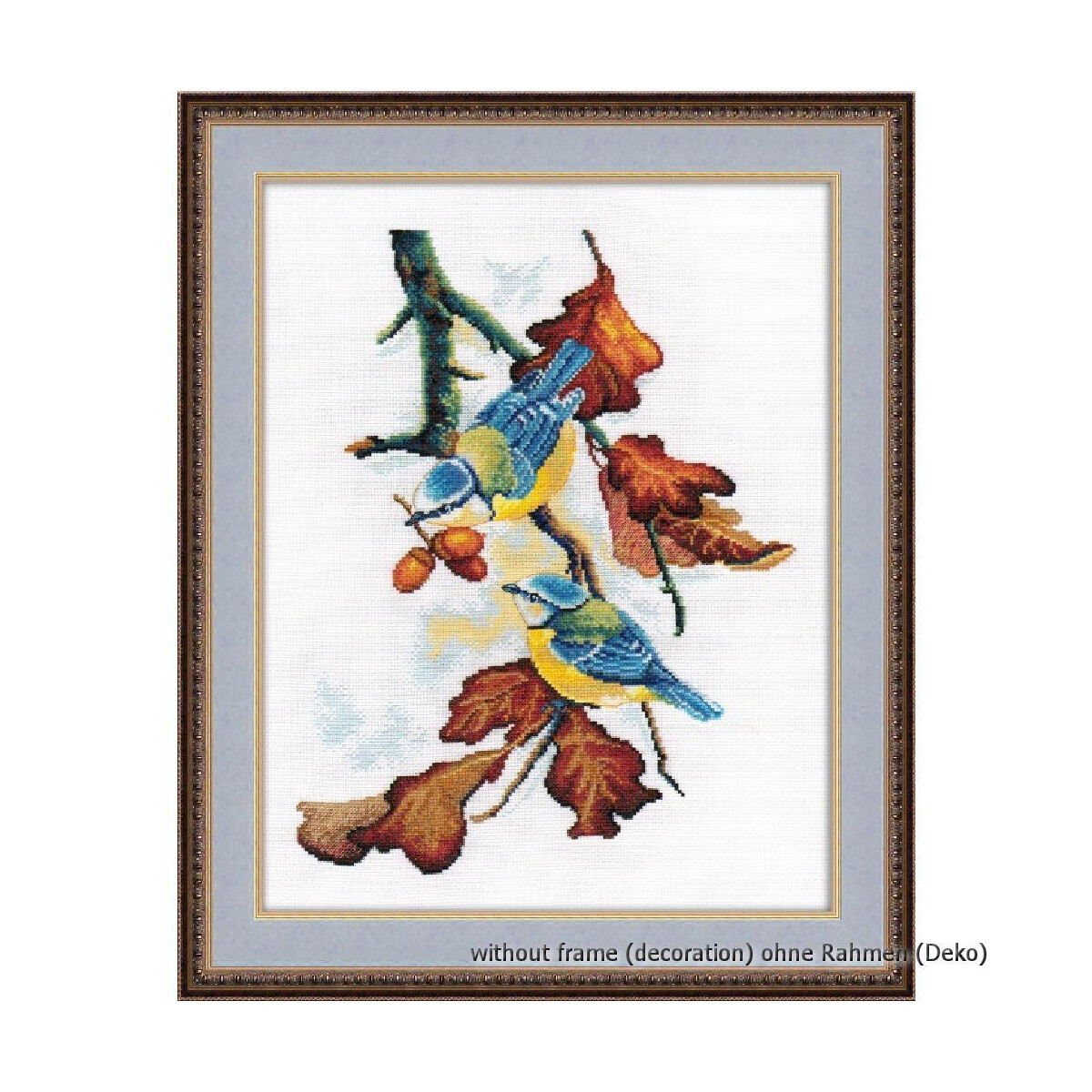 Oven counted cross stitch kit "Blue Tit",...
