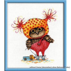 Oven counted cross stitch kit "Owl Glascha",...
