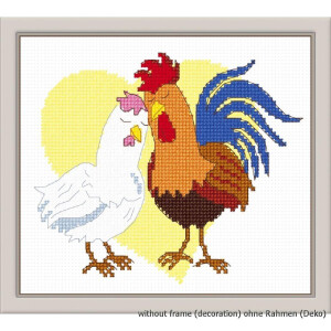 Oven counted cross stitch kit "Chicken...