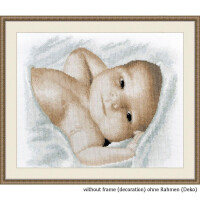 Oven counted cross stitch kit "Babe", 22x27cm, DIY