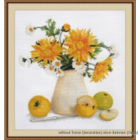 Oven counted cross stitch kit "Warm of summer", 31x33cm, DIY