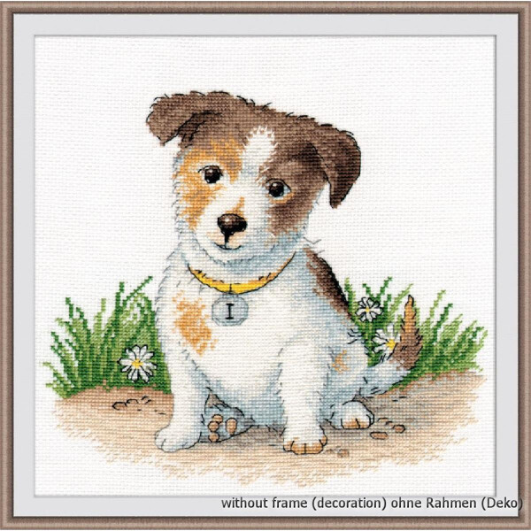 Oven counted cross stitch kit "? Little Champion", 20x19cm, DIY