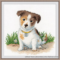 Oven counted cross stitch kit "? Little Champion", 20x19cm, DIY