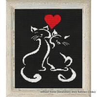 Oven counted cross stitch kit "Lamour", 15x19cm, DIY