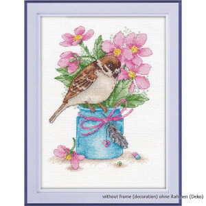 Oven counted cross stitch kit "Hello Spring ",...