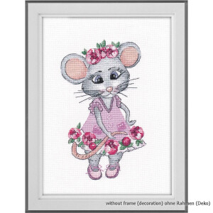Oven counted cross stitch kit "Little mouse",...
