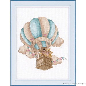 Oven counted cross stitch kit "Ballooning ",...