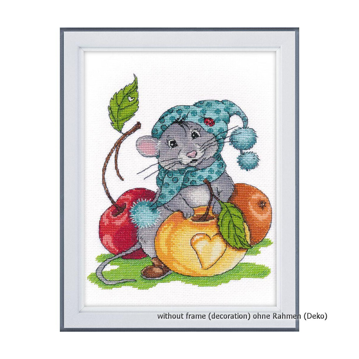 Oven counted cross stitch kit "Thrifty mouse",...