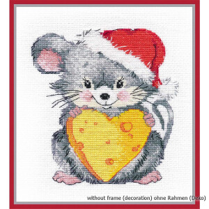 Oven counted cross stitch kit "Mouse with...