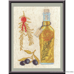 Oven counted cross stitch kit "Kitchen miniatures...