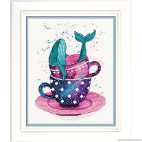 Oven counted cross stitch kit "Dreamer", 21x16cm, DIY