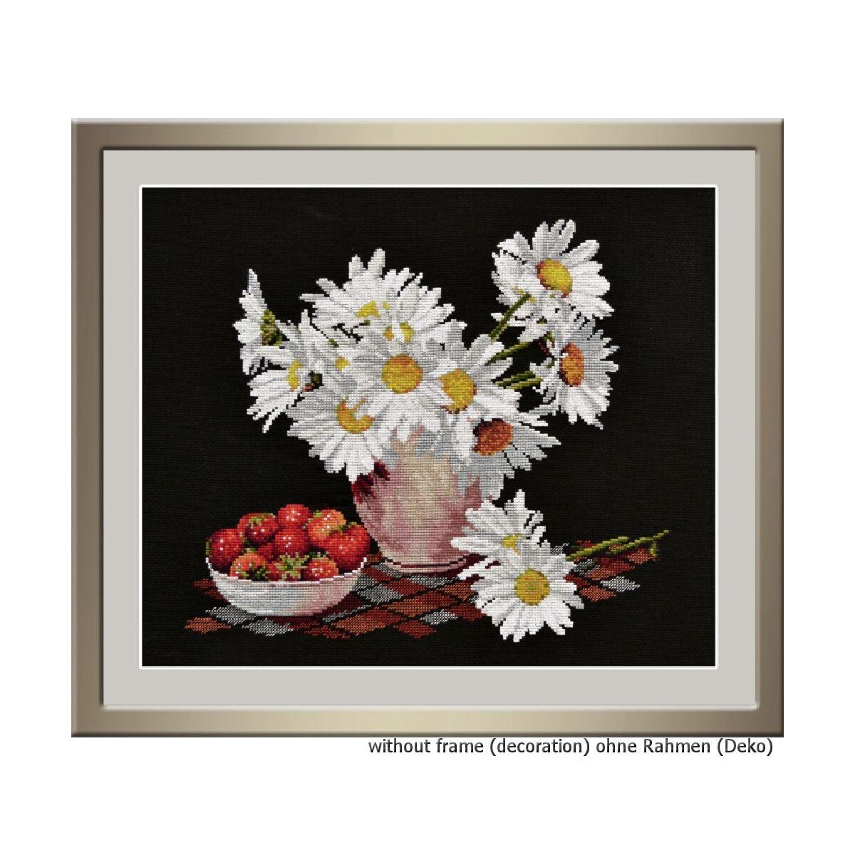 Oven counted cross stitch kit "Daisies on...