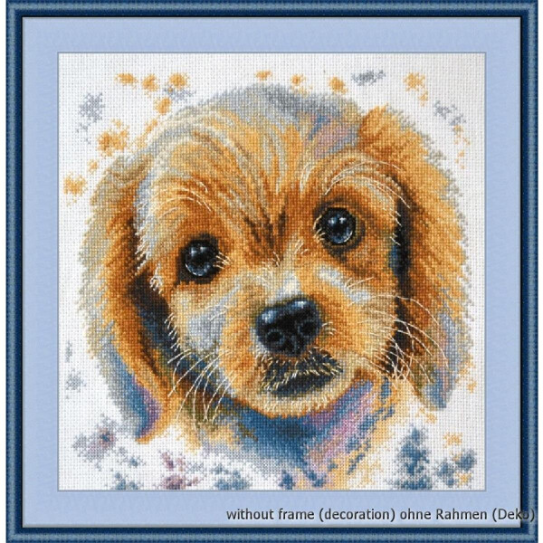 Oven counted cross stitch kit "Lusy", 25x25cm, DIY