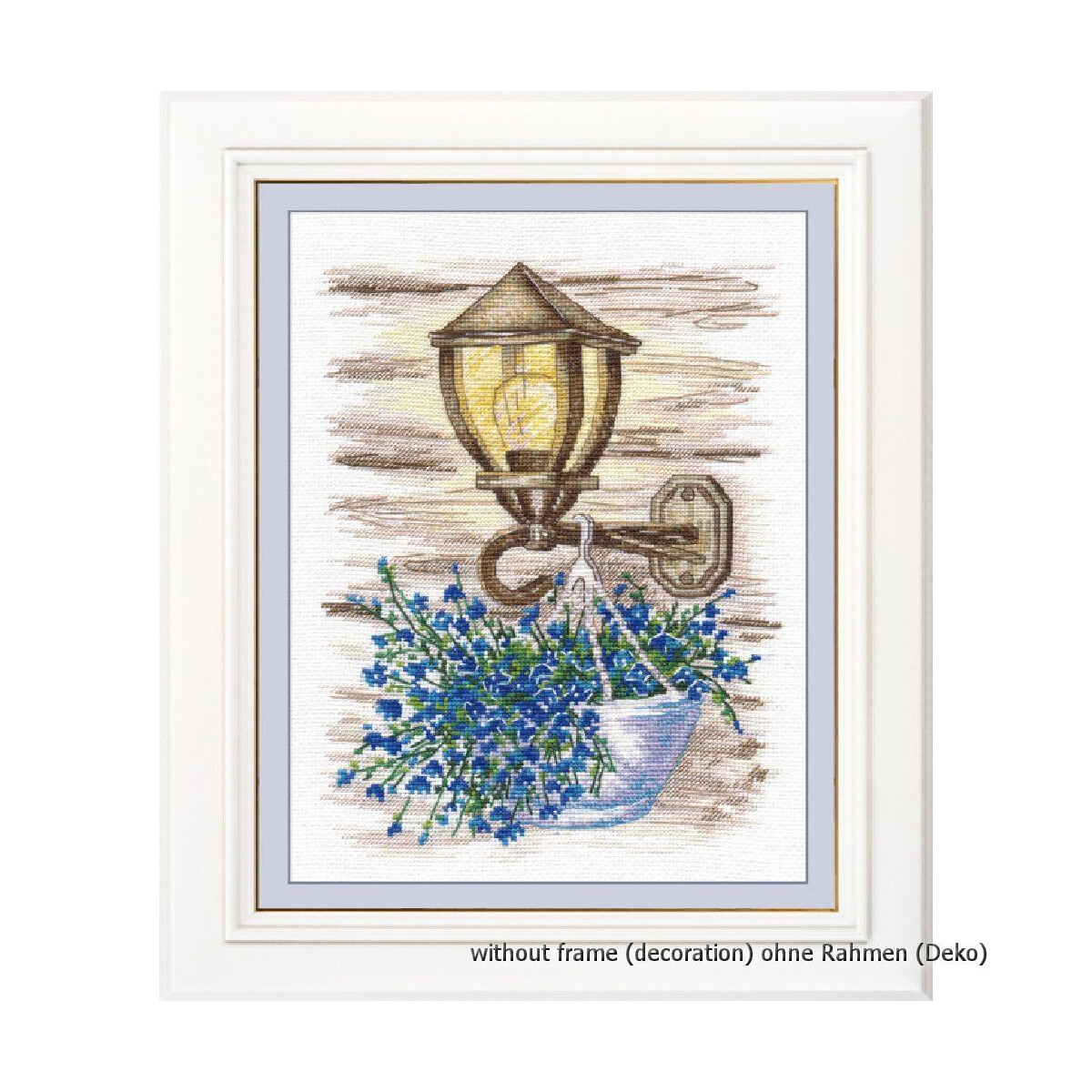 Oven counted cross stitch kit "Lantern with...