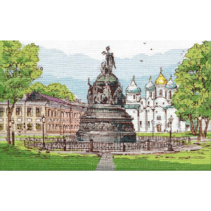 Oven counted cross stitch kit "Monument to the...