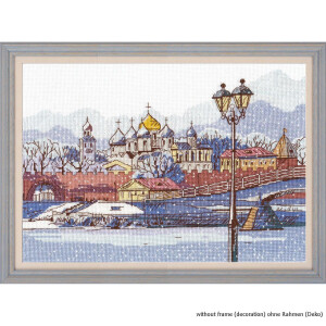 Oven counted cross stitch kit "Kremlin Embankment...