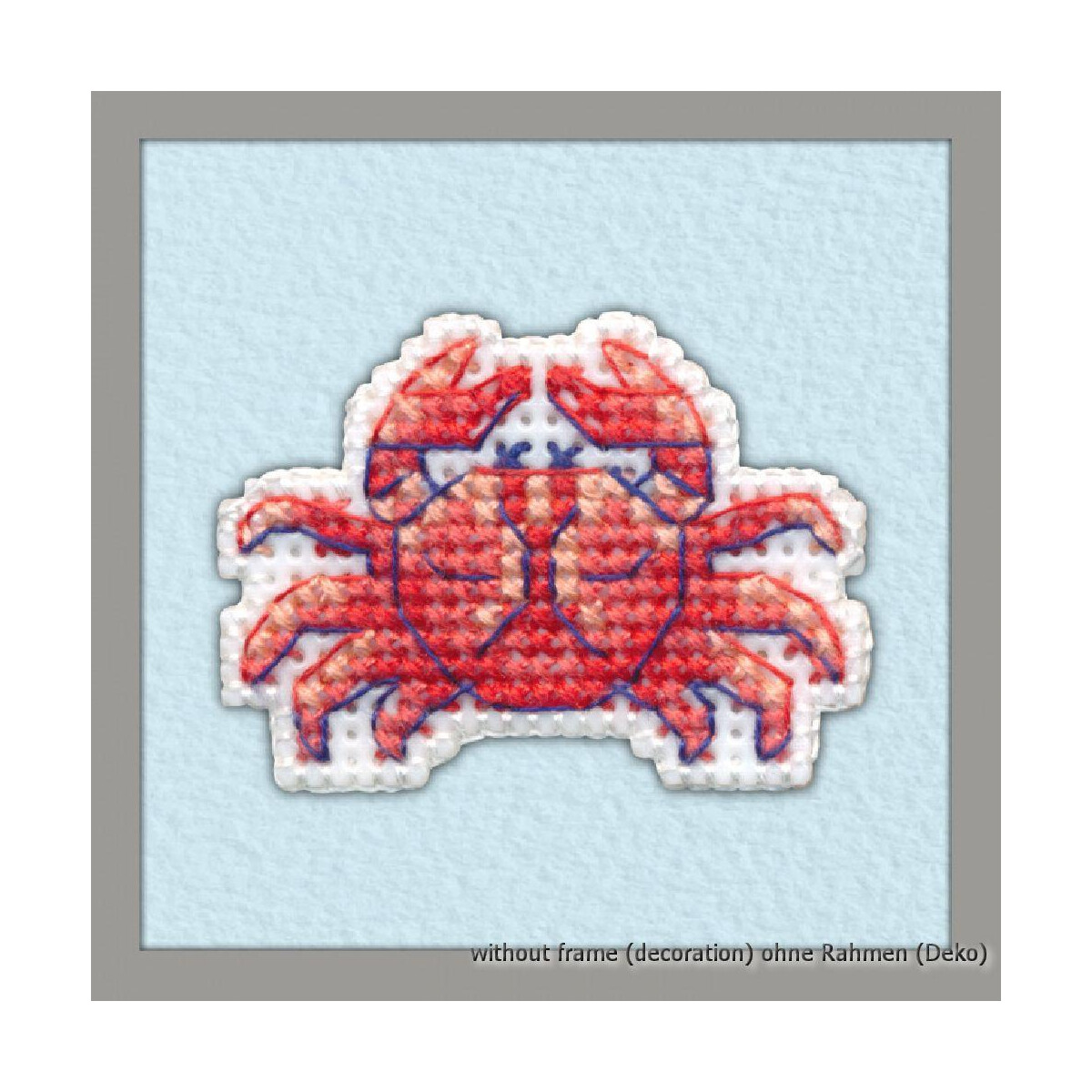 Oven counted cross stitch kit "Badge. crab",...