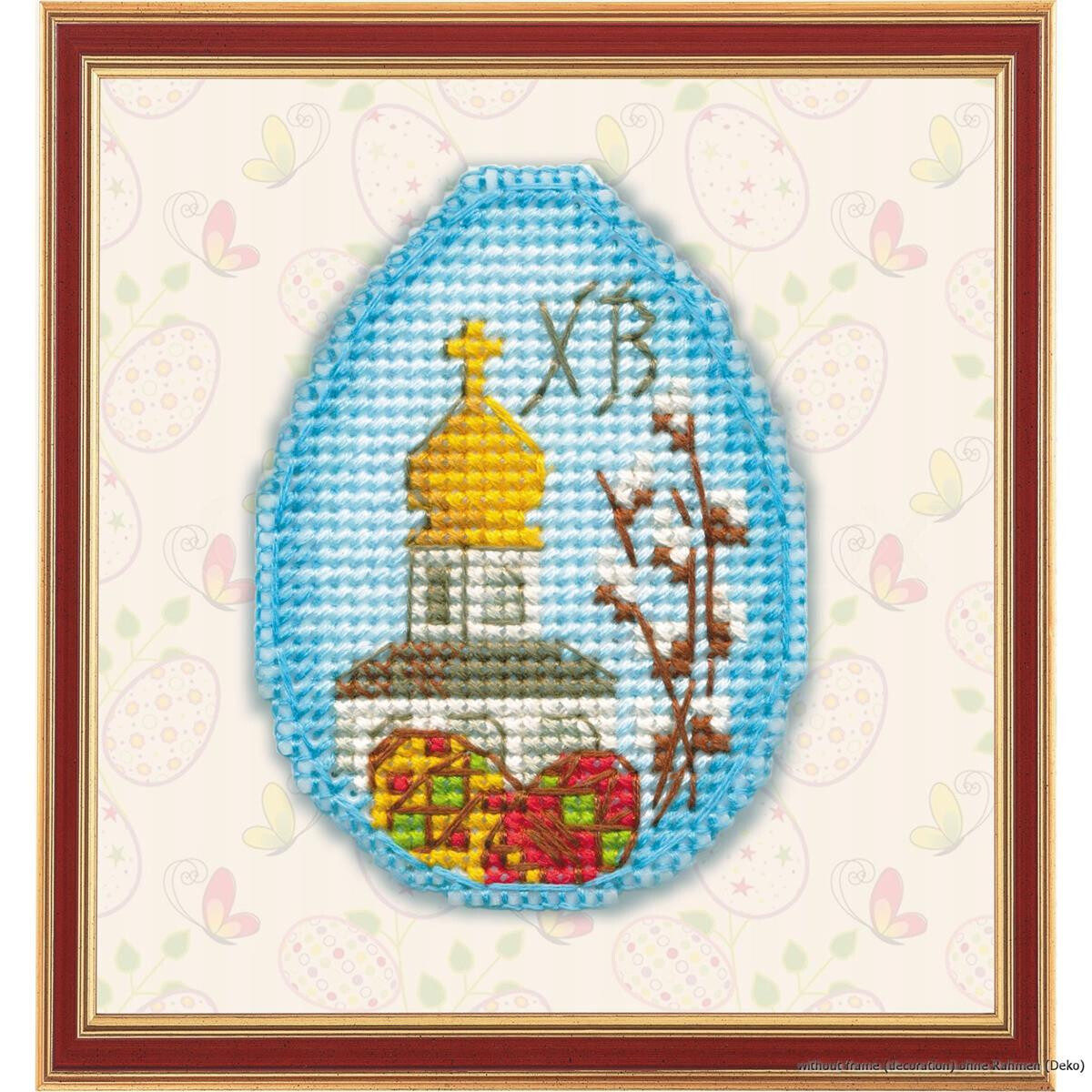 Oven counted cross stitch kit "Magnet. Easter...