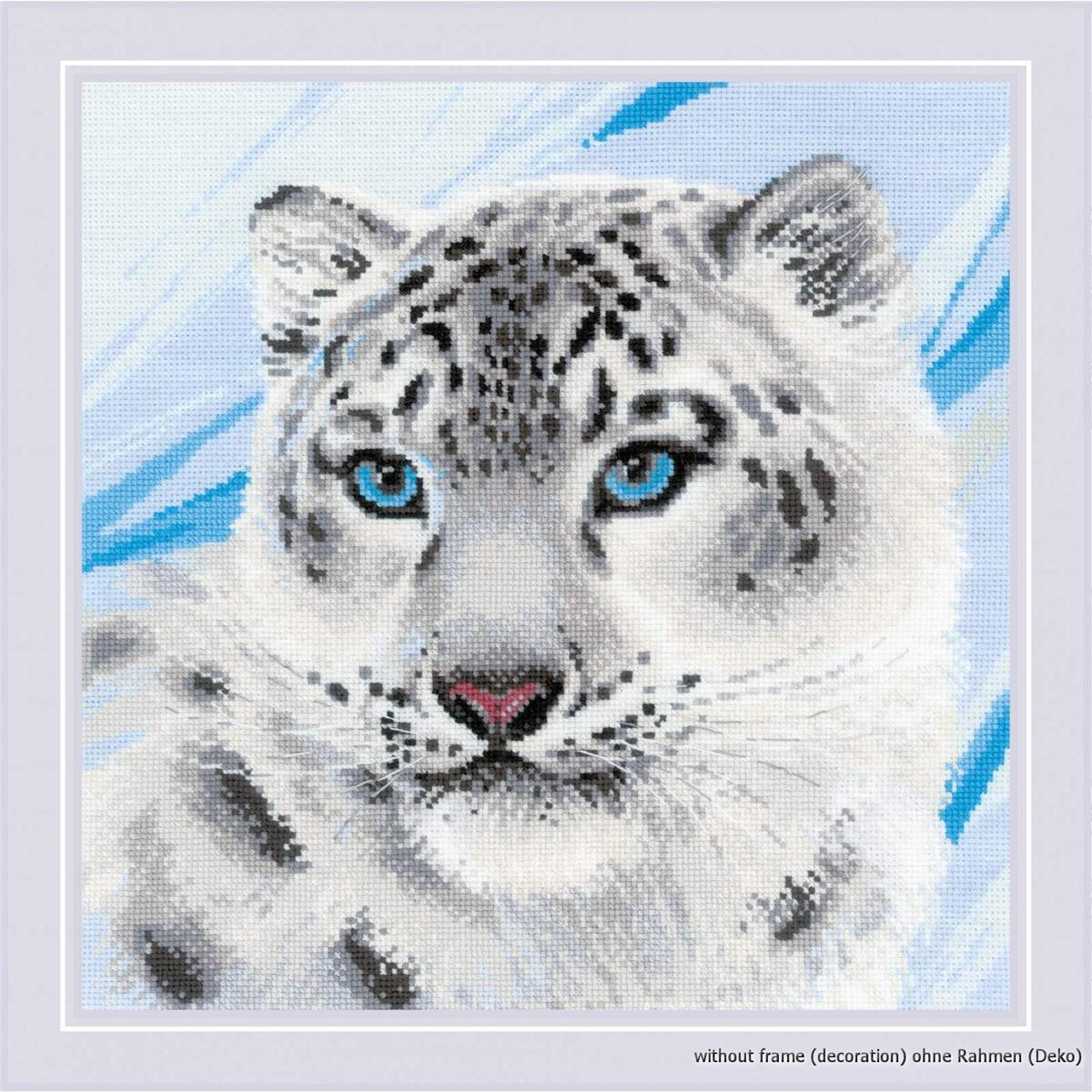 Riolis Set punto croce "Leopardo delle nevi",...