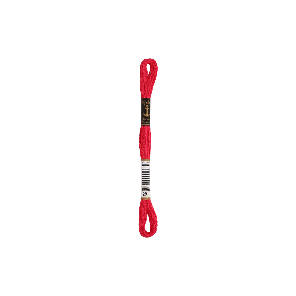 Anchor мулине 8m, красный, Хлопок,  цвет 29, 6-ниточный