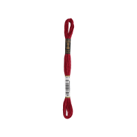 Anchor Torsione per ricamo 8m, rosso rubino, cotone, colore 43, 6 fili