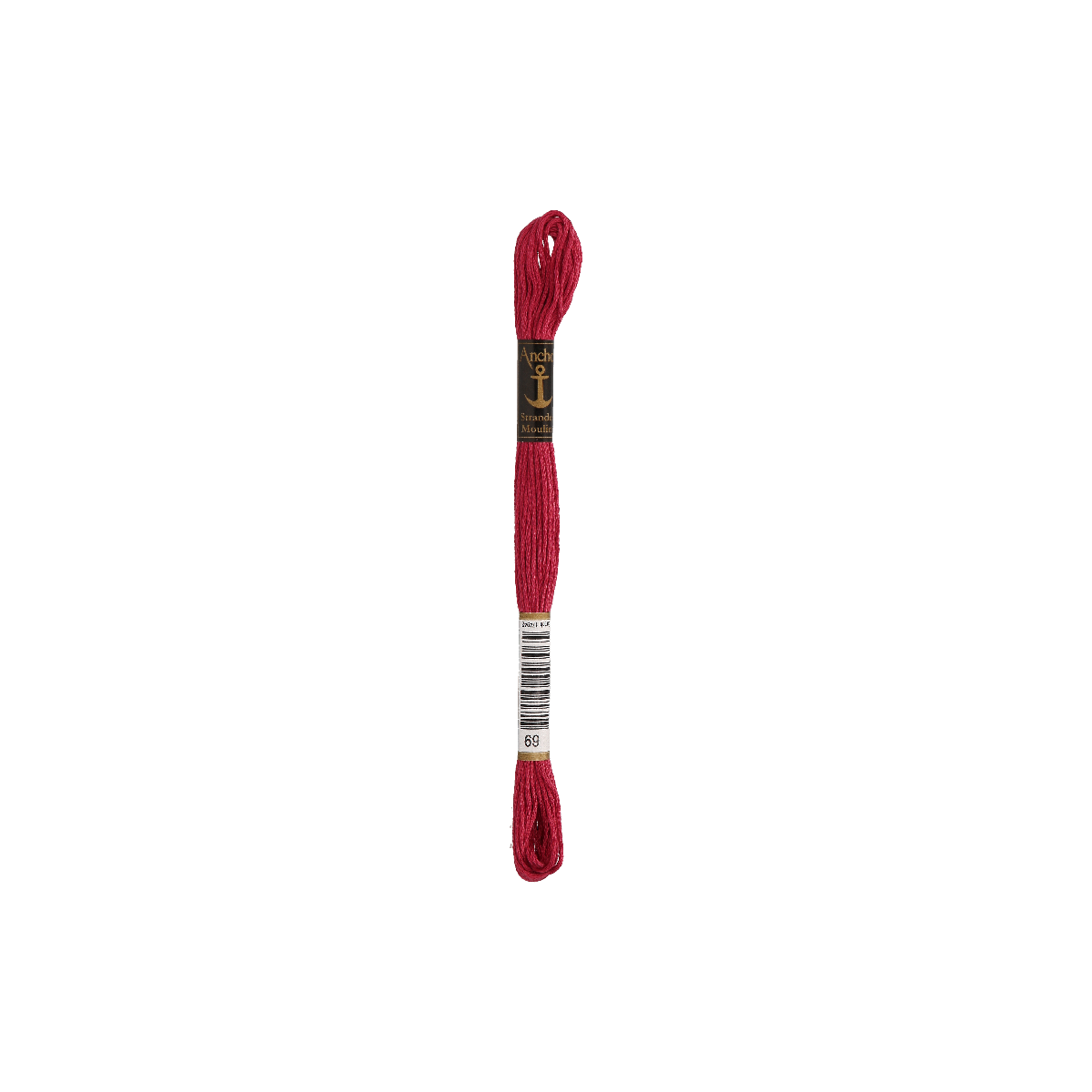Anchor Sticktwist 8m, burgund, Baumwolle, Farbe 69,...