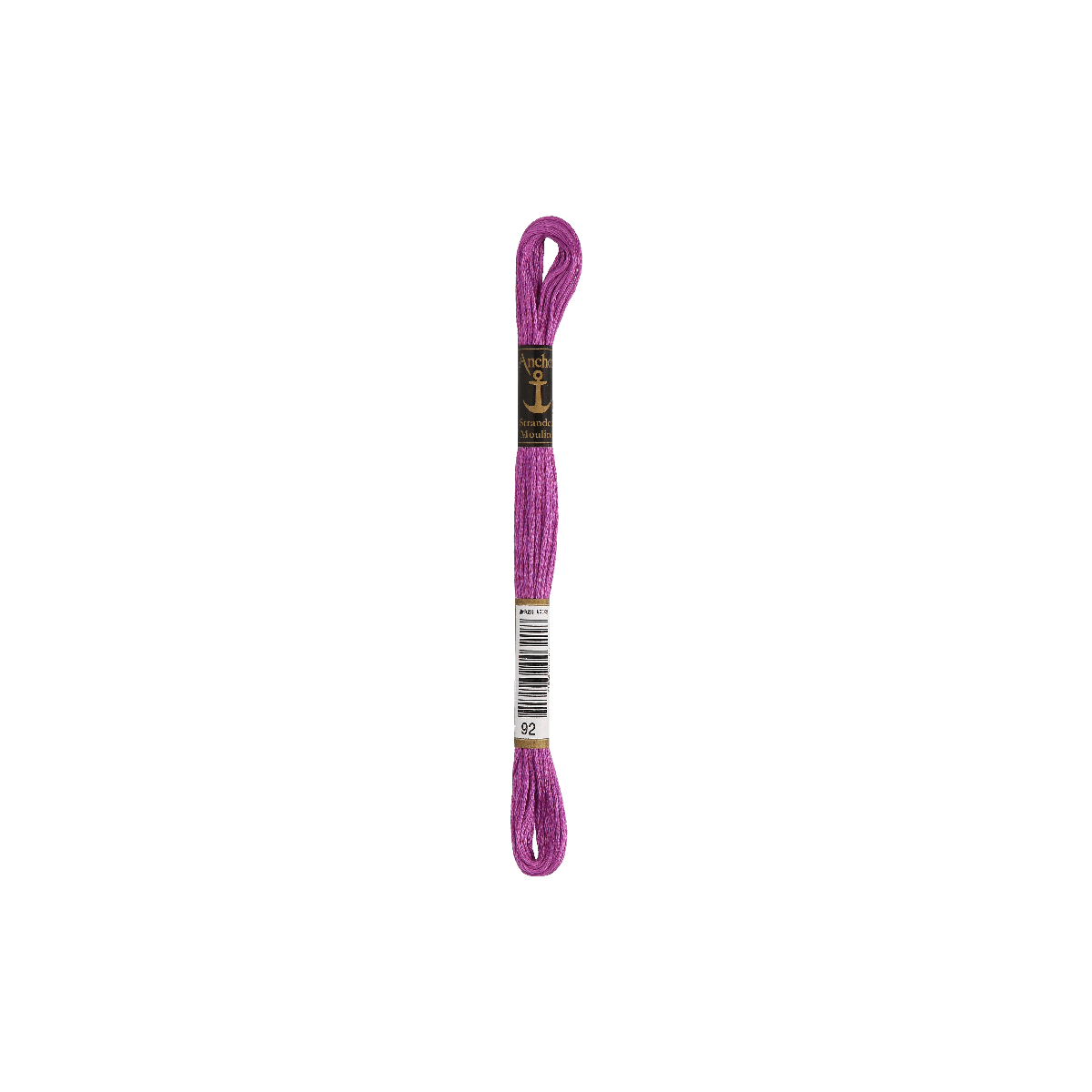 Anchor Sticktwist 8m, lilla, cotone, colore 92, 6 fili
