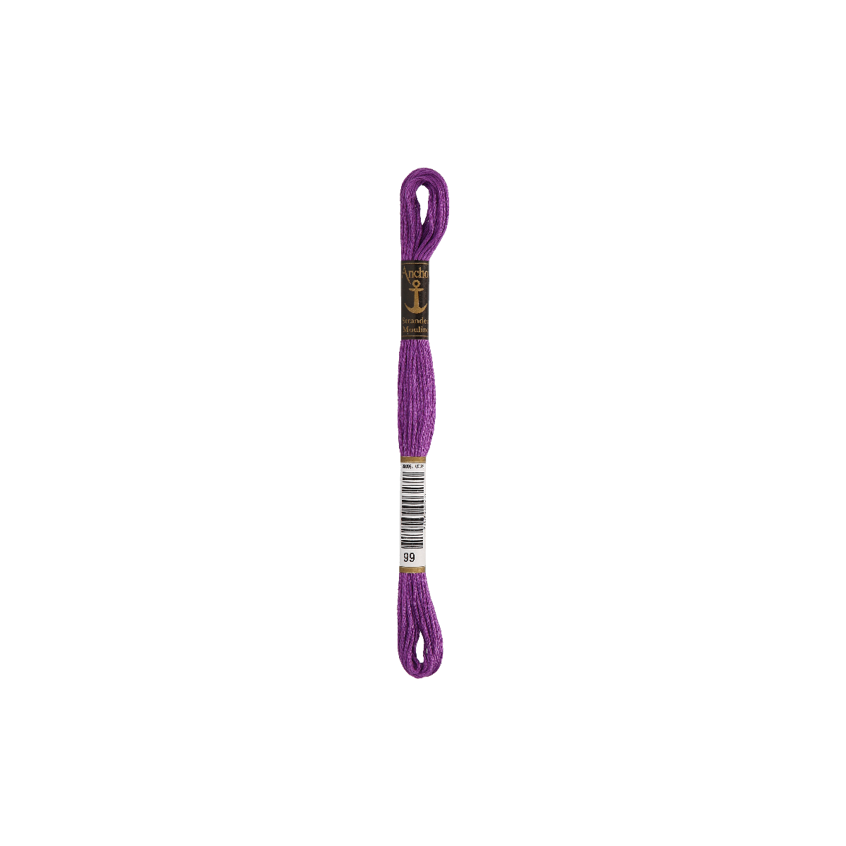 Anchor Sticktwist 8m, viola, cotone, colore 99, 6 fili