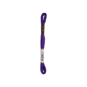 Anchor мулине 8m, тёмно-фиолетовый, Хлопок,  цвет 112, 6-ниточный
